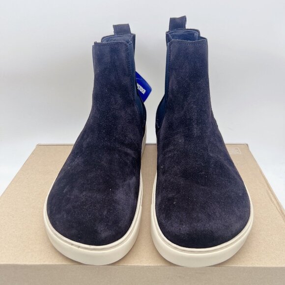 Birkenstock Bend Chelsea Men’s Boots Navy Blue Suede Leather Pull On EU 44 US 11 - Picture 4 of 13